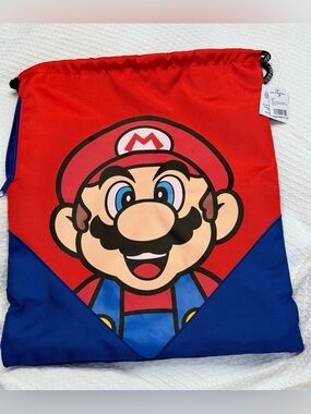 Super Mario World Drawstring Bag - Collectible NEW!